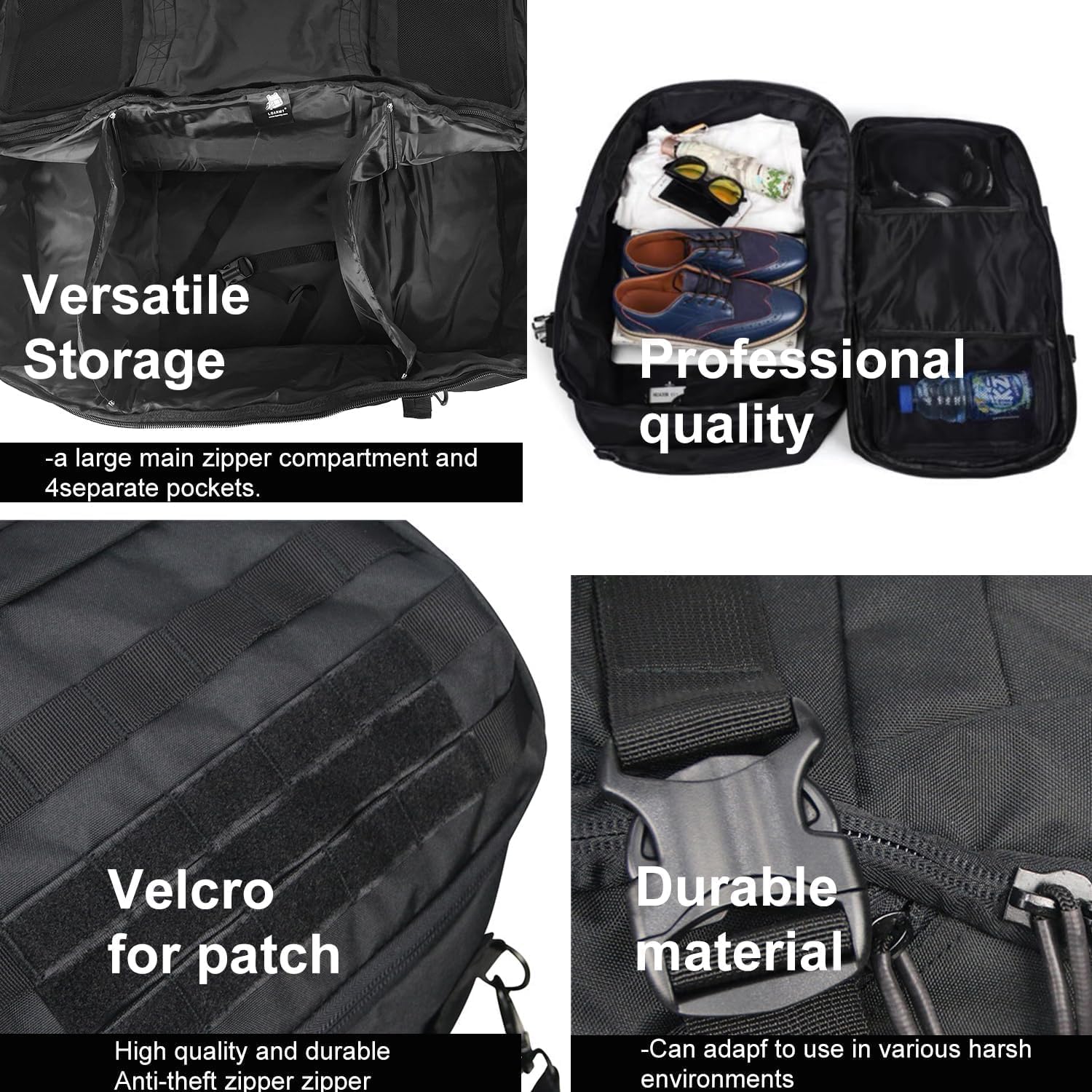 3 In 1 Military Backpack Travel Duffle Bag for Weekender Gym Traveling Workout Deployment - Image 5